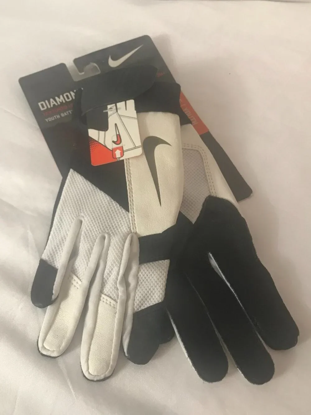 Nike ELITE YOUTH Batting Gloves Activewear Athletic Sport Cut Leather Grip